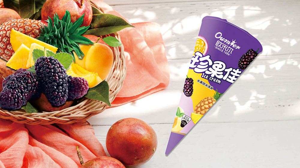 欧米尔冰淇淋包装设计